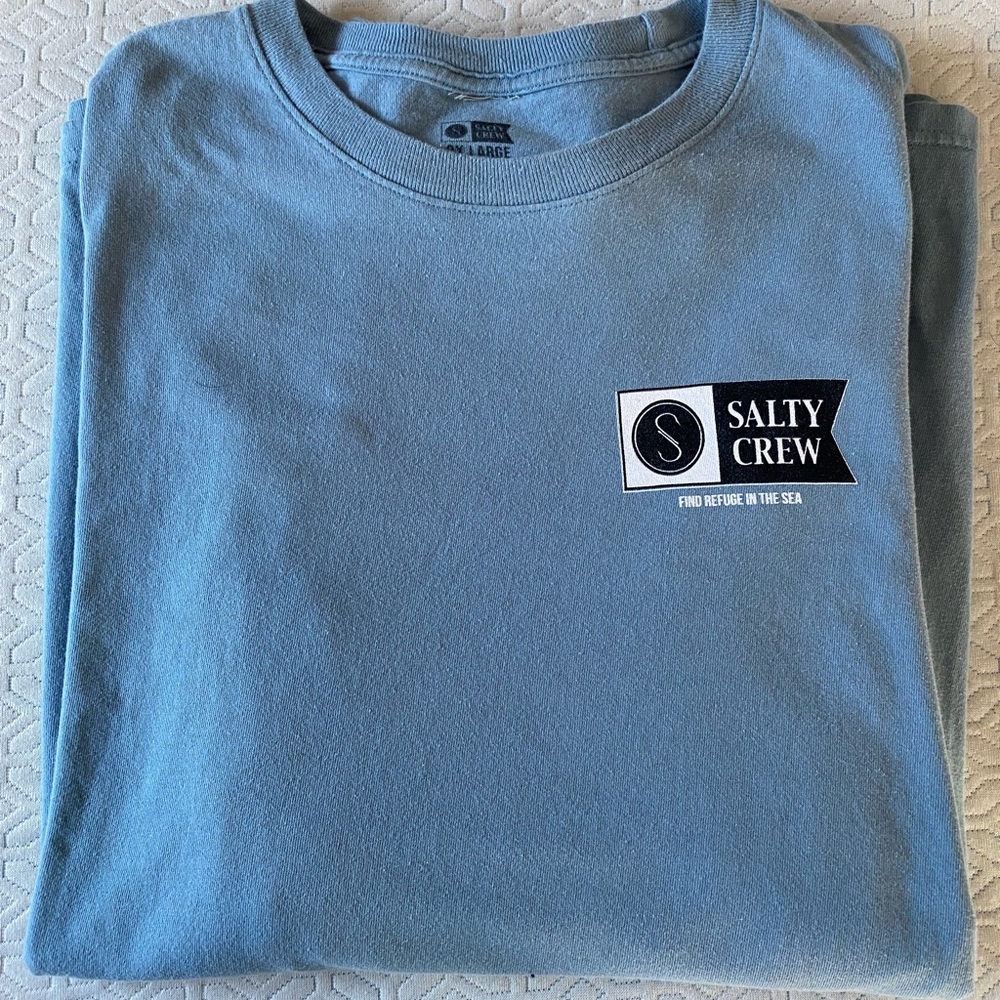 Baby blue salty crew long sleeve